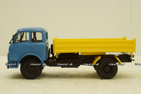 Маз-5111 самосвал синий/желтый, Н978, Наш Автопром 1:43