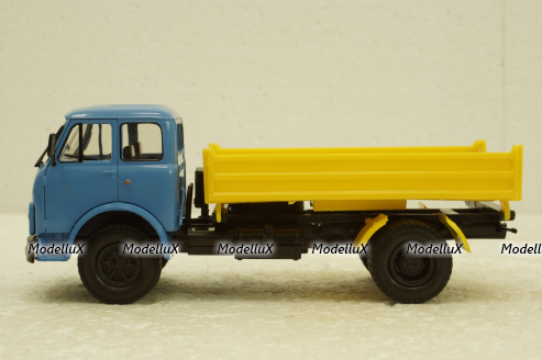Маз-5111 самосвал синий/желтый, Н978, Наш Автопром 1:43
