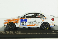BMW M235I Racing RENT2DRIVE Racing, Nürburgring 2015, 437152504, Minichamps 1:43