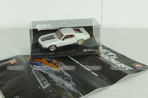 Ford Mustang Fastback (1969), Fast&Furious #19, Altaya 1:43 С журналом!