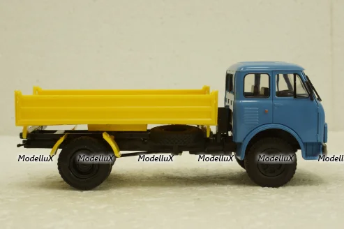 Маз-5111 самосвал синий/желтый, Н978, Наш Автопром 1:43