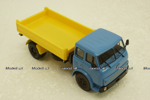 Маз-5111 самосвал синий/желтый, Н978, Наш Автопром 1:43