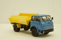 Маз-5111 самосвал синий/желтый, Н978, Наш Автопром 1:43