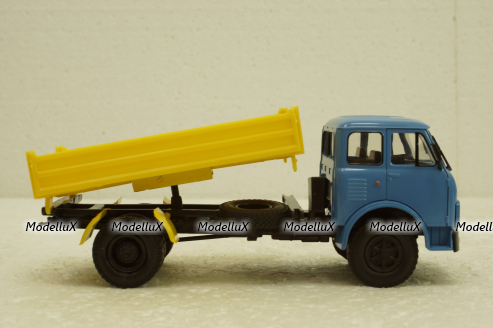 Маз-5111 самосвал синий/желтый, Н978, Наш Автопром 1:43
