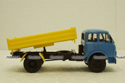 Маз-5111 самосвал синий/желтый, Н978, Наш Автопром 1:43
