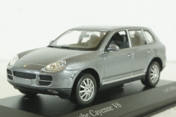Porsche Cayenne V6 2002 ,grey metallic, 400061010, Minichamps 1:43