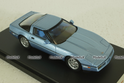 Chevrolet Corvette C4 Coupe 1984 lightblue-metallic, PRD591, Premium X 1:43