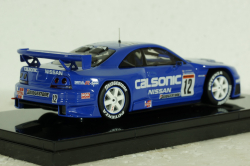 Nissan Skyline (R33) No.12, JGTC 1998 Calsonic, blue, 44192, Ebbro 1:43 Уценка!