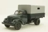 УралЗис-355М, борт с тентом, зеленый/серый, АвтоИстория 1:43