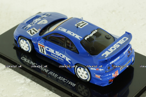 Nissan Skyline (R33) No.12, JGTC 1998 Calsonic, blue, 44192, Ebbro 1:43 Уценка!