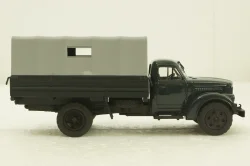 УралЗис-355М, борт с тентом, зеленый/серый, АвтоИстория 1:43