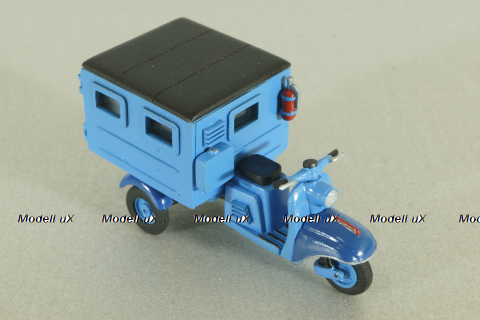 ТГ-200 Тула мотороллер с будкой 1959г, синий, Артель "Universal" 1:43 