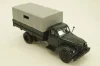 УралЗис-355М, борт с тентом, зеленый/серый, АвтоИстория 1:43