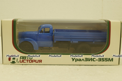 УралЗис-355М, борт, синий, АвтоИстория 1:43
