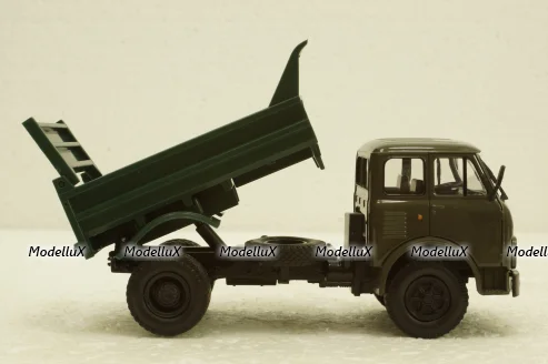 Маз-5549 самосвал 1977 хаки/зеленый, Н959, Наш Автопром 1:43