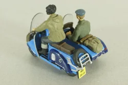Т-200К «Тула» мотороллер с коляской, синий, с 2-мя фигурками, 1961, Артель "Universal" 1:43