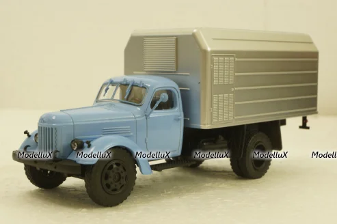 Зил-164 Лумз-890Б, голубой/серый, АвтоИстория 1:43