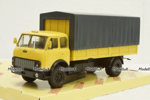 Маз-53352 борт с тентом желтый 1977, Н297, Наш Автопром 1:43
