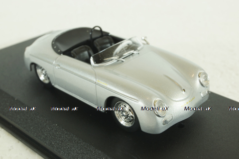 Porsche 356 Speedster Super, 1958, silver, 86597, Greenlight 1:43