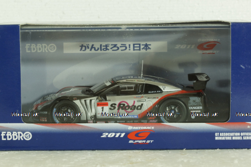 Nissan GT-R No.1, Super GT500 Nismo Festival 2011, 44679, Ebbro 1:43
