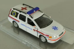 Volvo V70 медицинский 2006, белый, Конверсия 1:43