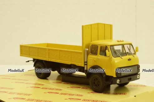 Маз-53352 борт с тентом желтый 1977, Н297, Наш Автопром 1:43