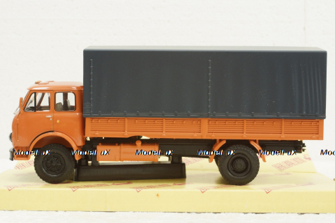 Маз-53352 борт с тентом оражевый 1974, Н296, Наш Автопром 1:43