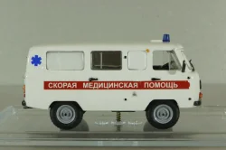Уаз-452 медицинский, белый, Конверсия 1:43