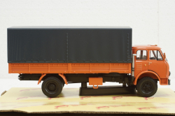 Маз-53352 борт с тентом оражевый 1974, Н296, Наш Автопром 1:43