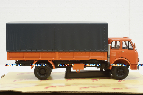 Маз-53352 борт с тентом оражевый 1974, Н296, Наш Автопром 1:43
