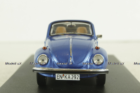 Volkswagen Beetle Cabriolet, 1973, blue metallic, PRD531, Premium X 1:43
