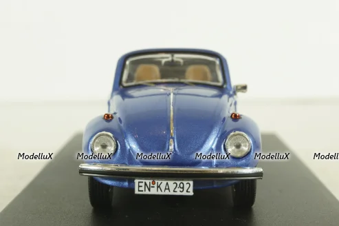 Volkswagen Beetle Cabriolet, 1973, blue metallic, PRD531, Premium X 1:43