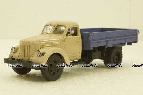 УралЗис-355М, борт, бежевый/синий, АвтоИстория 1:43