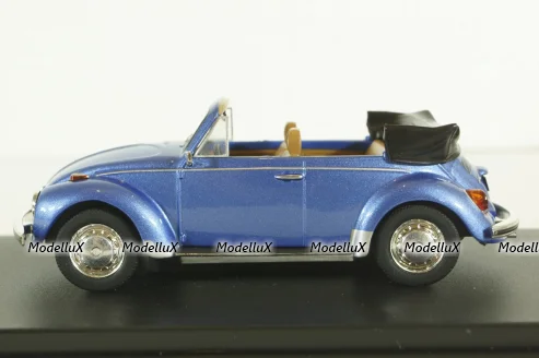 Volkswagen Beetle Cabriolet, 1973, blue metallic, PRD531, Premium X 1:43
