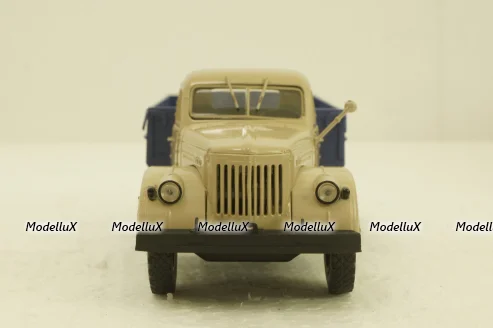 УралЗис-355М, борт, бежевый/синий, АвтоИстория 1:43