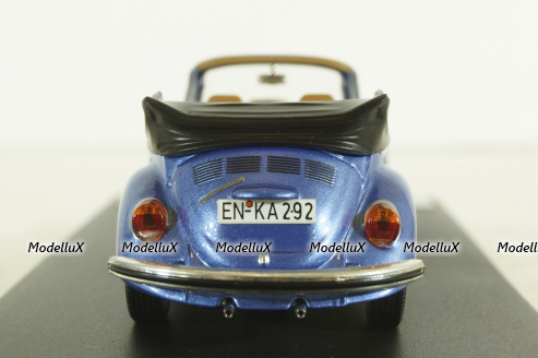 Volkswagen Beetle Cabriolet, 1973, blue metallic, PRD531, Premium X 1:43
