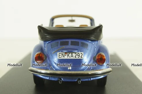 Volkswagen Beetle Cabriolet, 1973, blue metallic, PRD531, Premium X 1:43