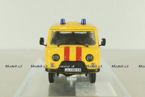 Уаз-452 медицинский, желтый, Конверсия 1:43