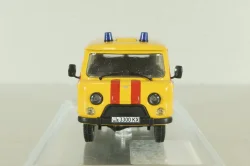 Уаз-452 медицинский, желтый, Конверсия 1:43