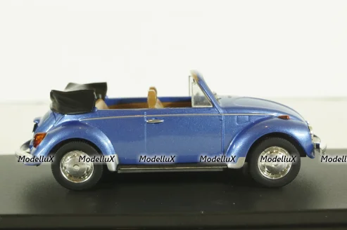 Volkswagen Beetle Cabriolet, 1973, blue metallic, PRD531, Premium X 1:43
