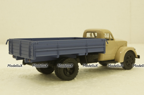 УралЗис-355М, борт, бежевый/синий, АвтоИстория 1:43