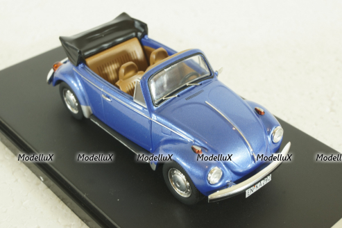 Volkswagen Beetle Cabriolet, 1973, blue metallic, PRD531, Premium X 1:43