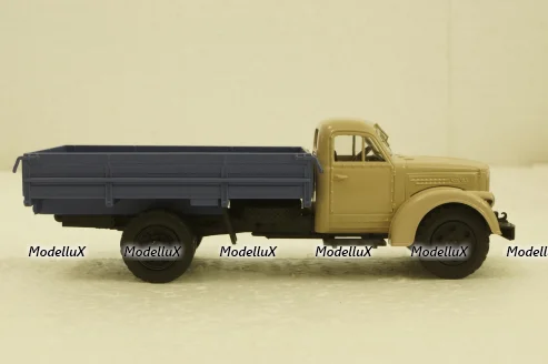 УралЗис-355М, борт, бежевый/синий, АвтоИстория 1:43