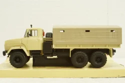 Краз-260 борт с тентом бежевый 1990, Н291, Наш Автопром 1:43