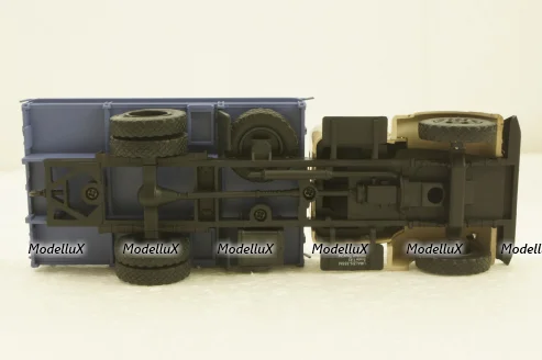УралЗис-355М, борт, бежевый/синий, АвтоИстория 1:43