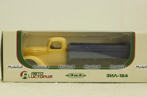 Зил-164, борт, желтый/синий, АвтоИстория 1:43