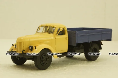 Зил-164, борт, желтый/синий, АвтоИстория 1:43