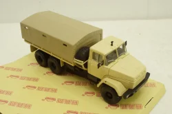 Краз-260 борт с тентом бежевый 1990, Н291, Наш Автопром 1:43