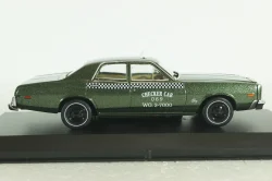 Plymouth Fury, Cab Taxi 1976,  Bverly  Hills COP, 86566, Greenlight 1:43