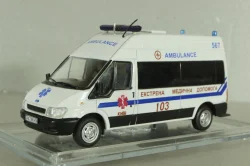 Ford Transit LWB high roof 2000, медицинский, Конверсия 1:43
